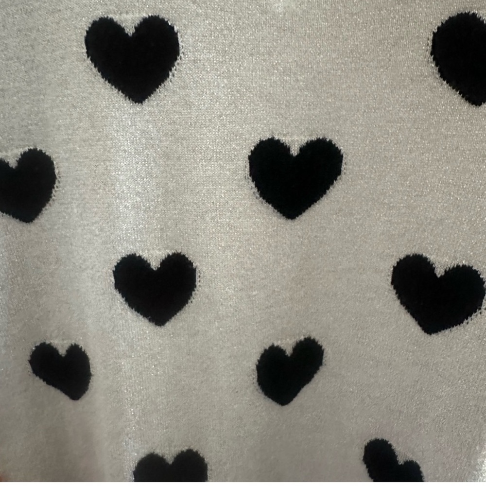 Gray Black Hearts Top - Picture 8 of 14